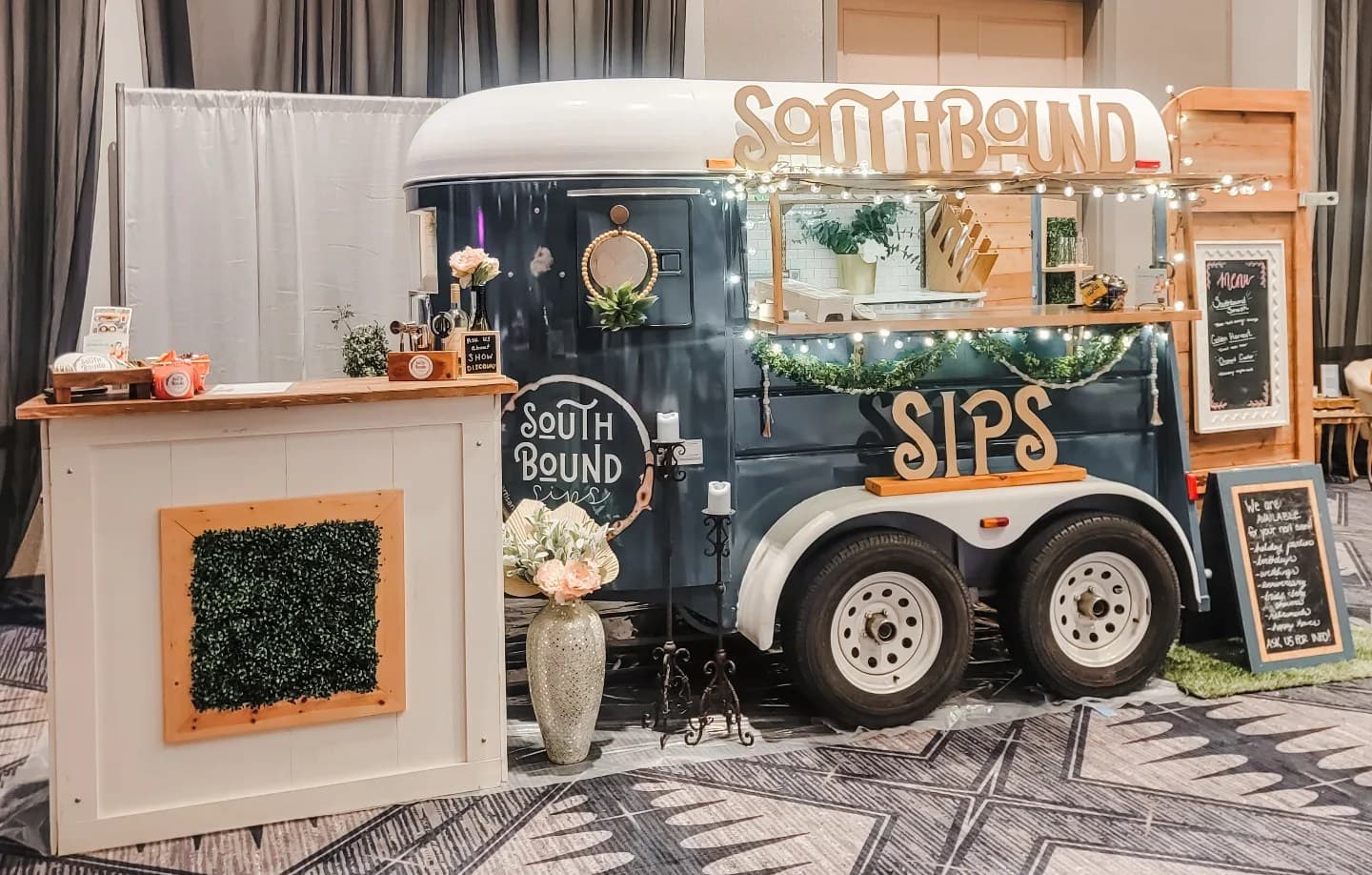 Southbound Sips mobile bar trailer